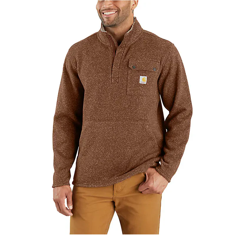 Carhartt Men's Relaxed Fit Midweight Quarter-Zip Pocket Sweater Fleece