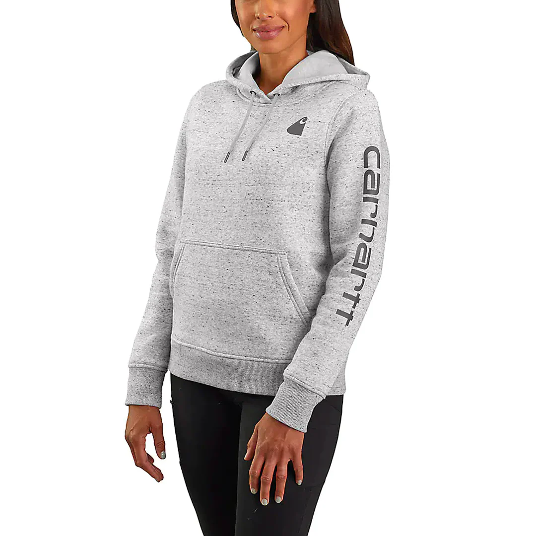 Carhartt Women's Hoodie Relaxed Fit Graphic Pullover Seasonal Colours - Image 47