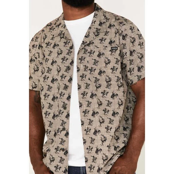 Cinch Men's Shirt Western Graphic Print Button Down