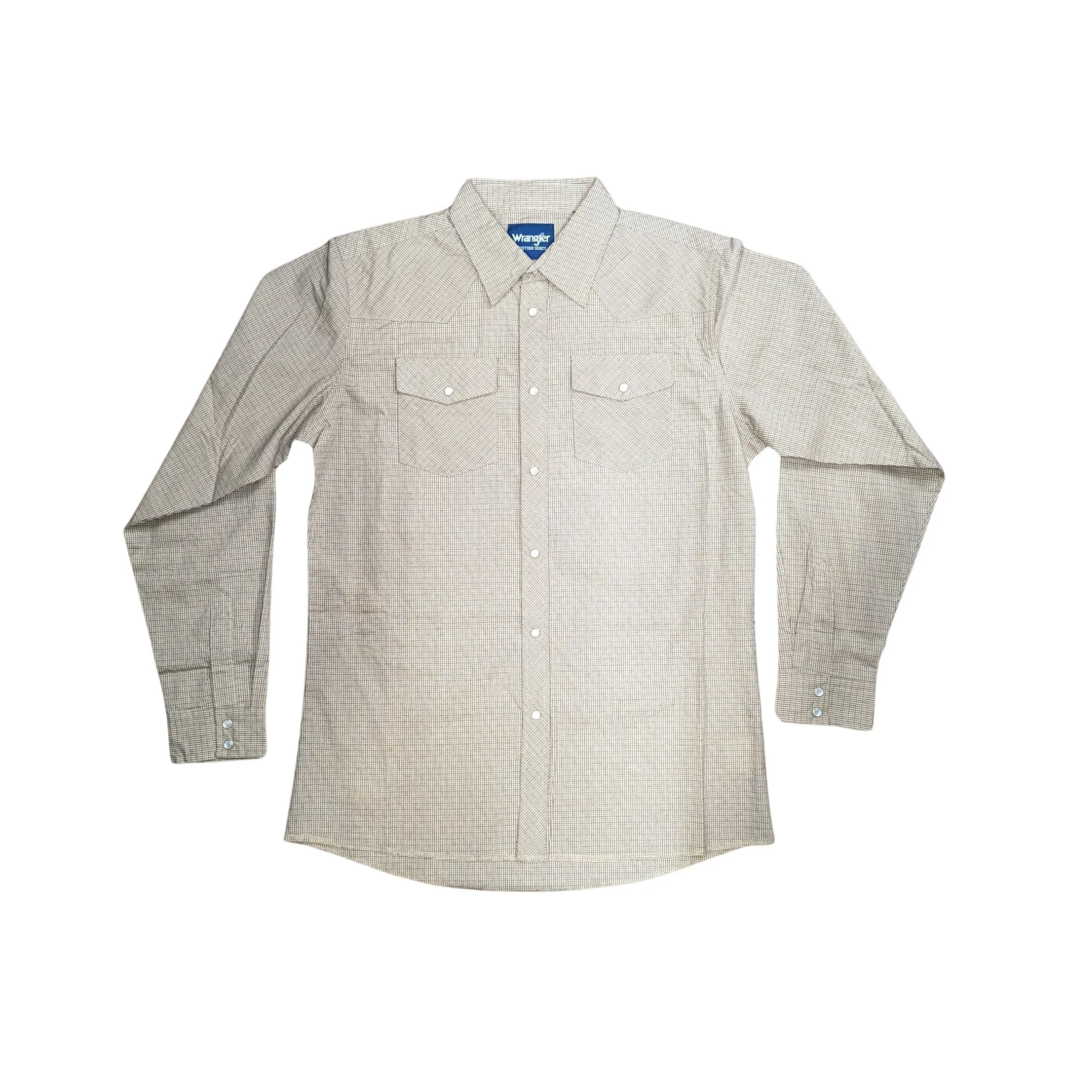 Wrangler Boy's Assorted Long sleeve Western Plaid Shirts - Image 6
