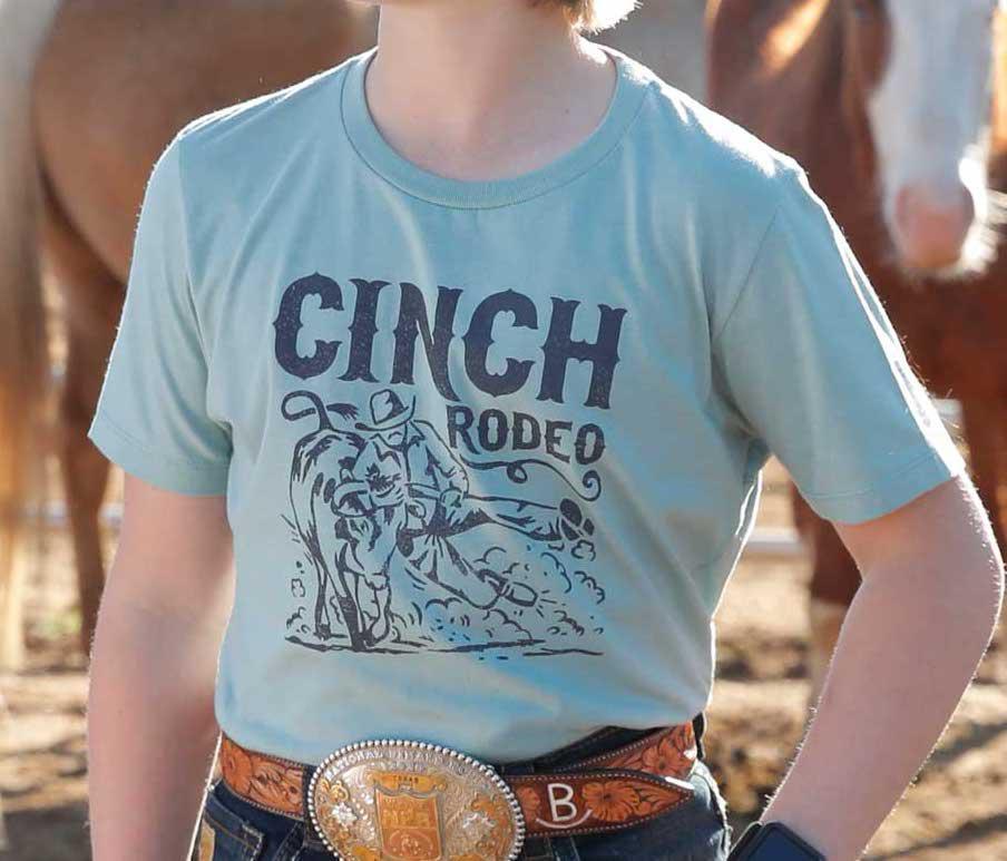 Cinch Boy's Logo Graphic Tee