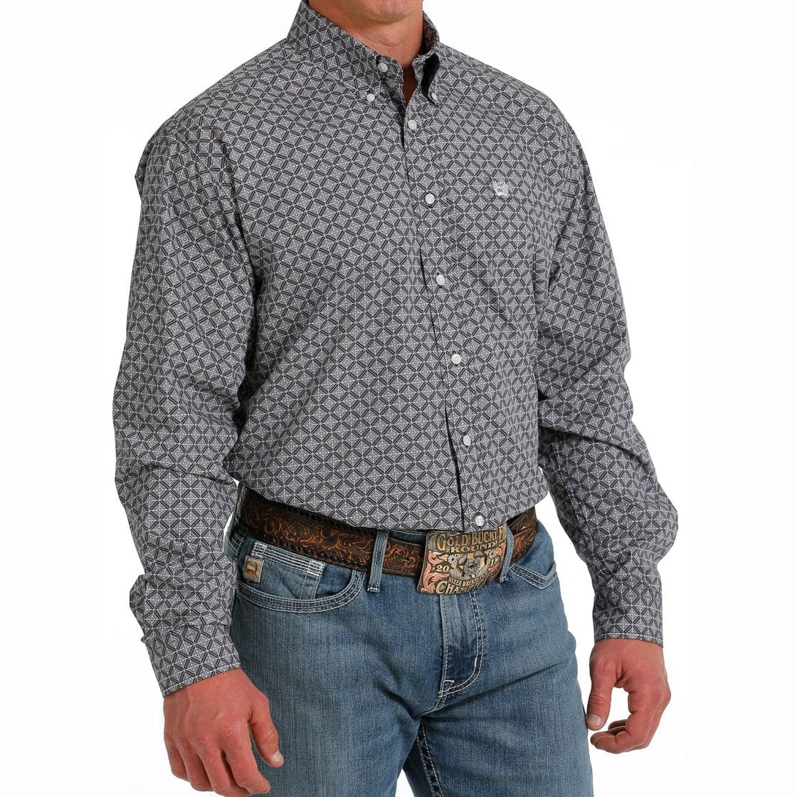 Cinch Men’s Shirt Casual Long Sleeve Button Down - Image 3