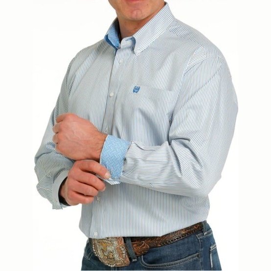 Cinch Men’s Shirt Casual Long Sleeve Tencel Button Up - Image 2