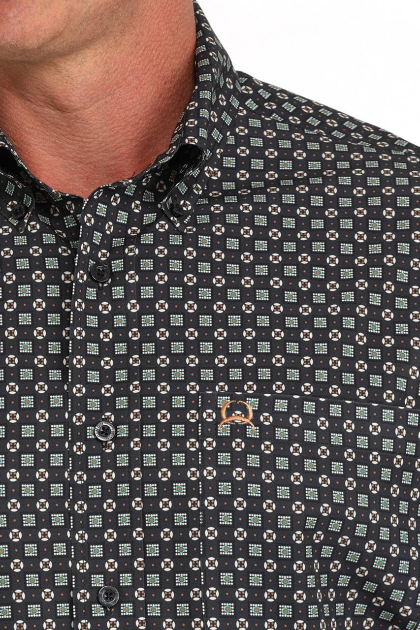 Cinch Men's Arenaflex Printed Short Sleeve Shirt - Image 2