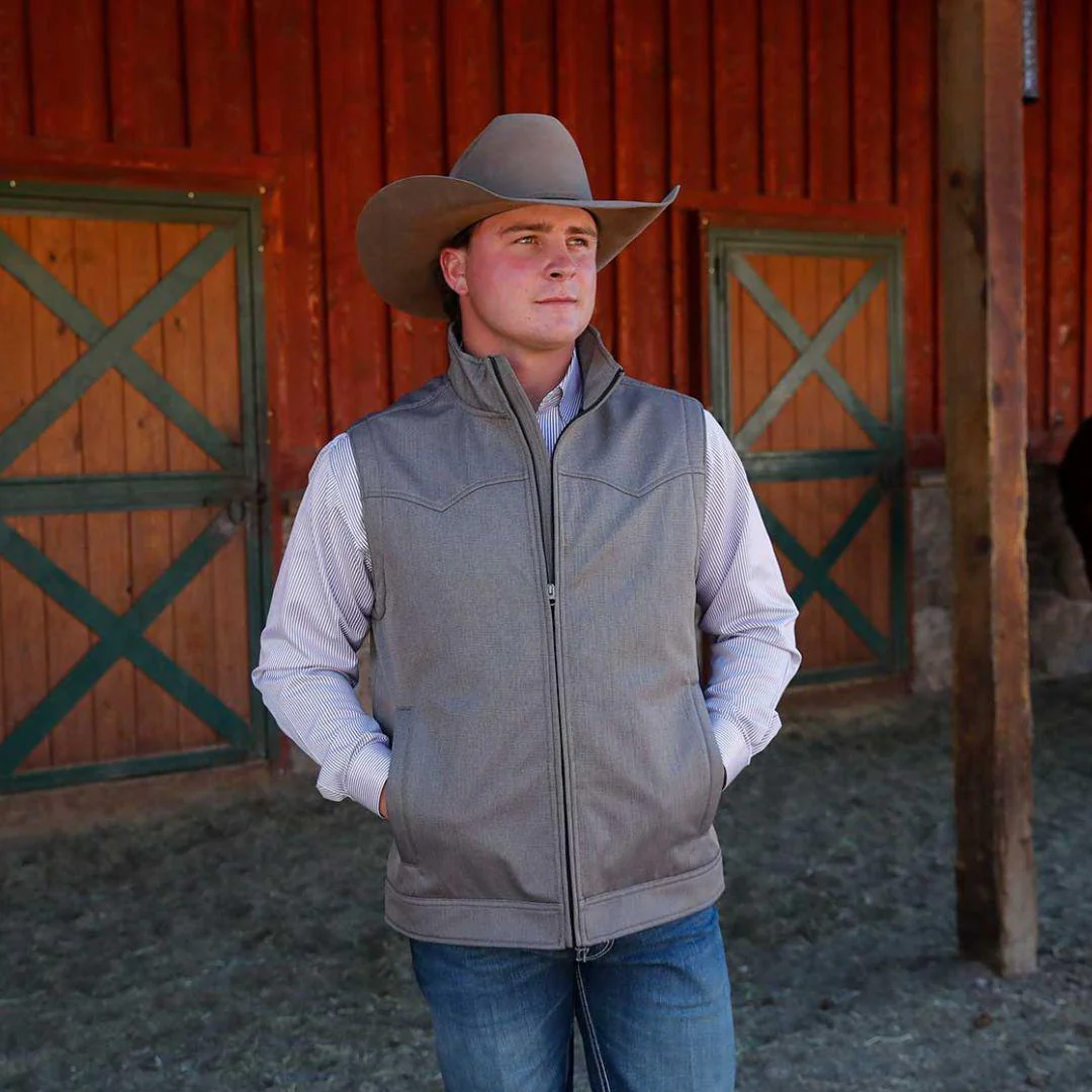 Cinch Men's Bonded Soft Shell Vest