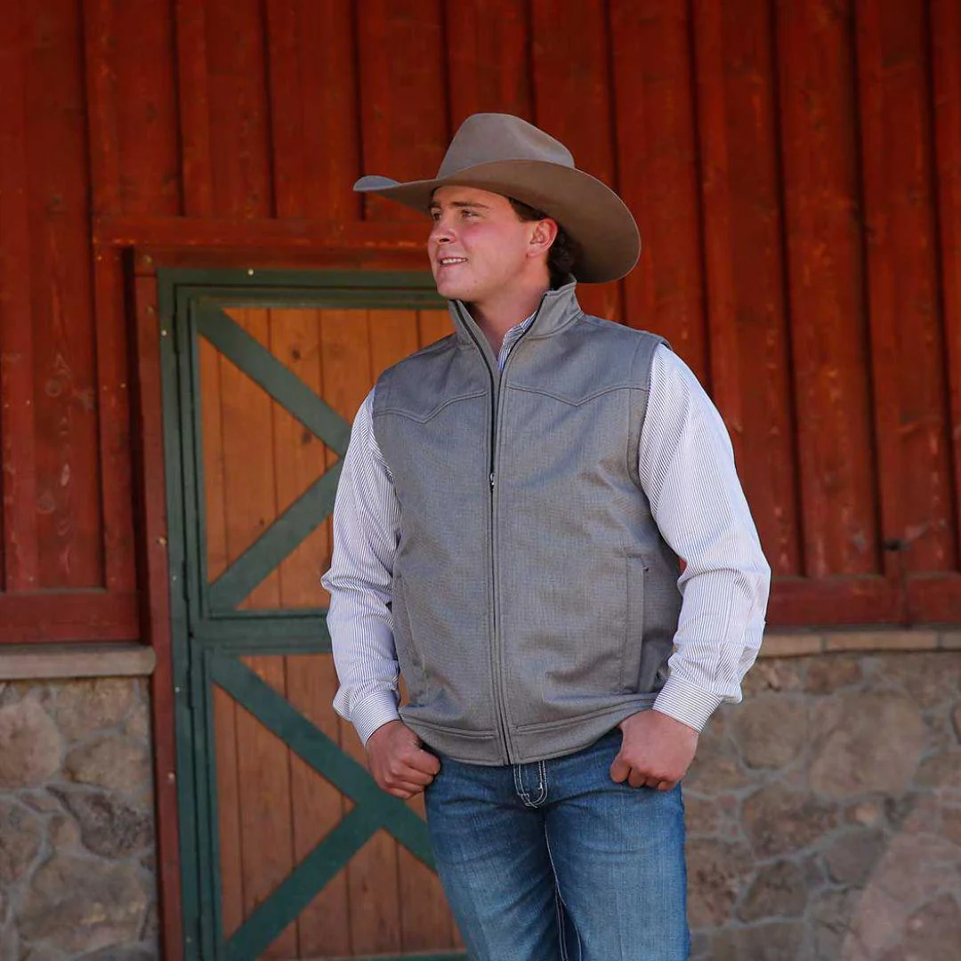 Cinch Men's Bonded Soft Shell Vest - Image 2