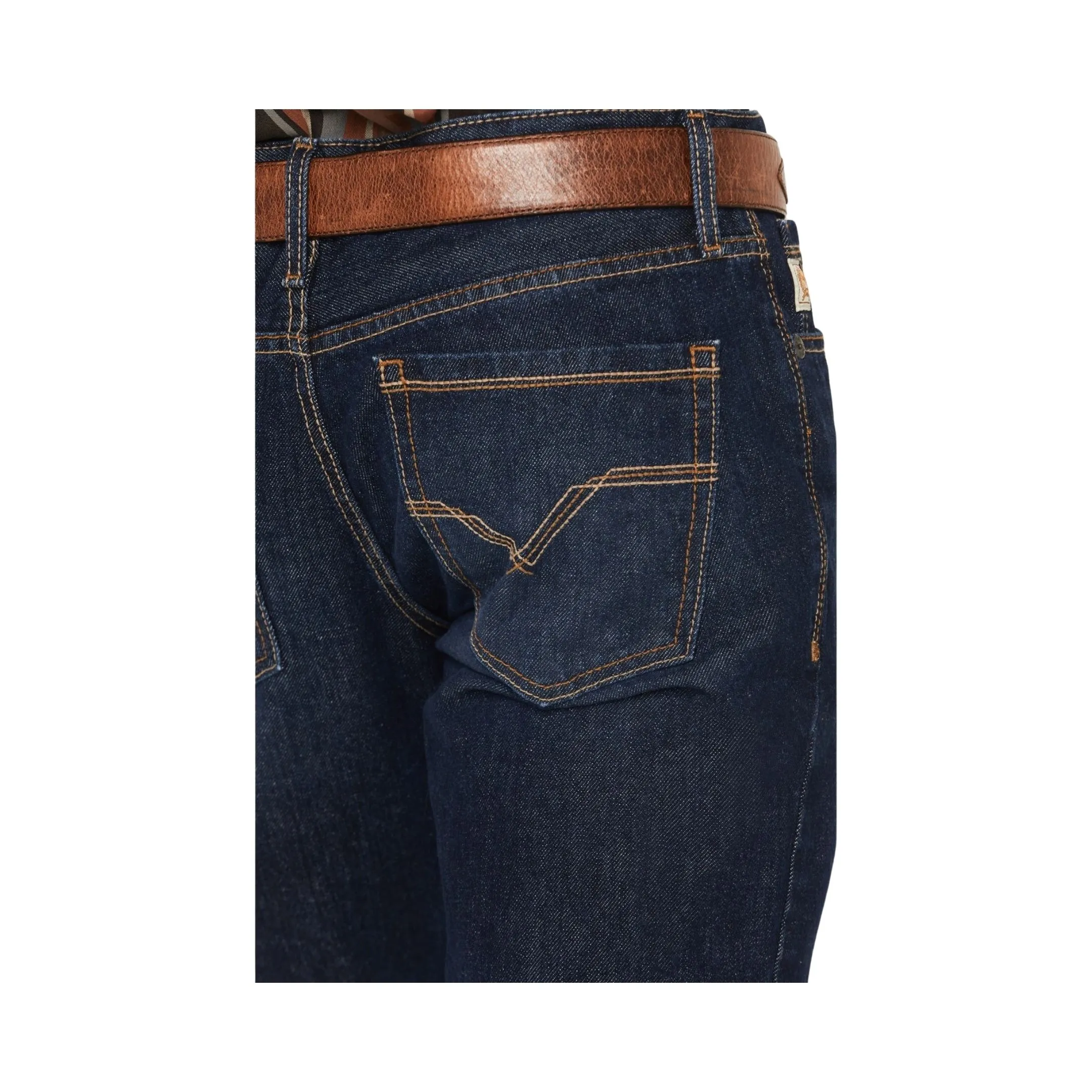 Cinch Men's Ian Dark Wash Slim Bootcut Rigid Denim Jeans - Image 4