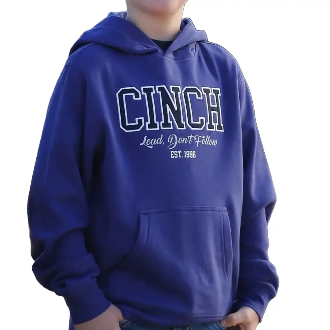 Cinch Men's Lead Don't Follow Hoodie in Purple- CLEARANCE