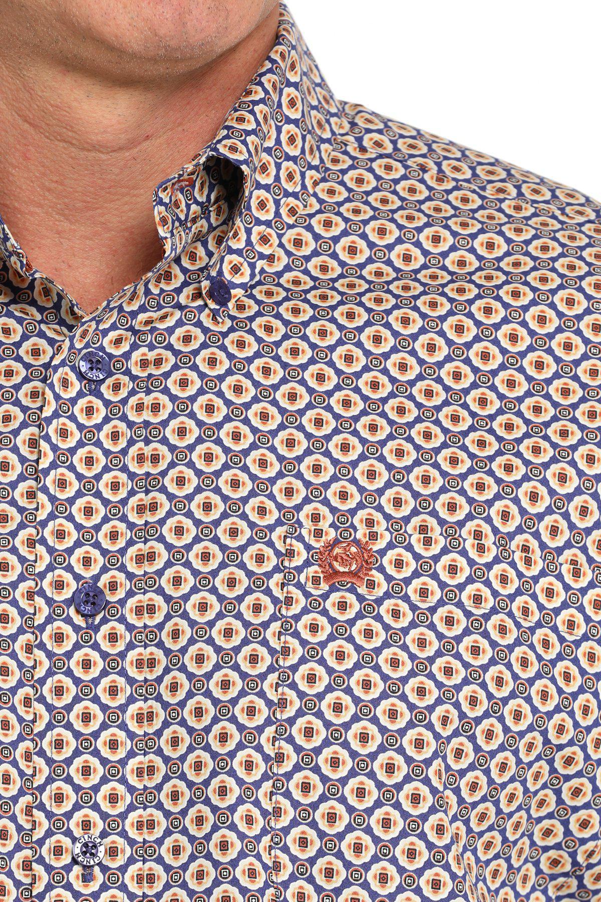 Cinch Men's Medallion Western Button Down Shirt-CLEARANCE - Image 2