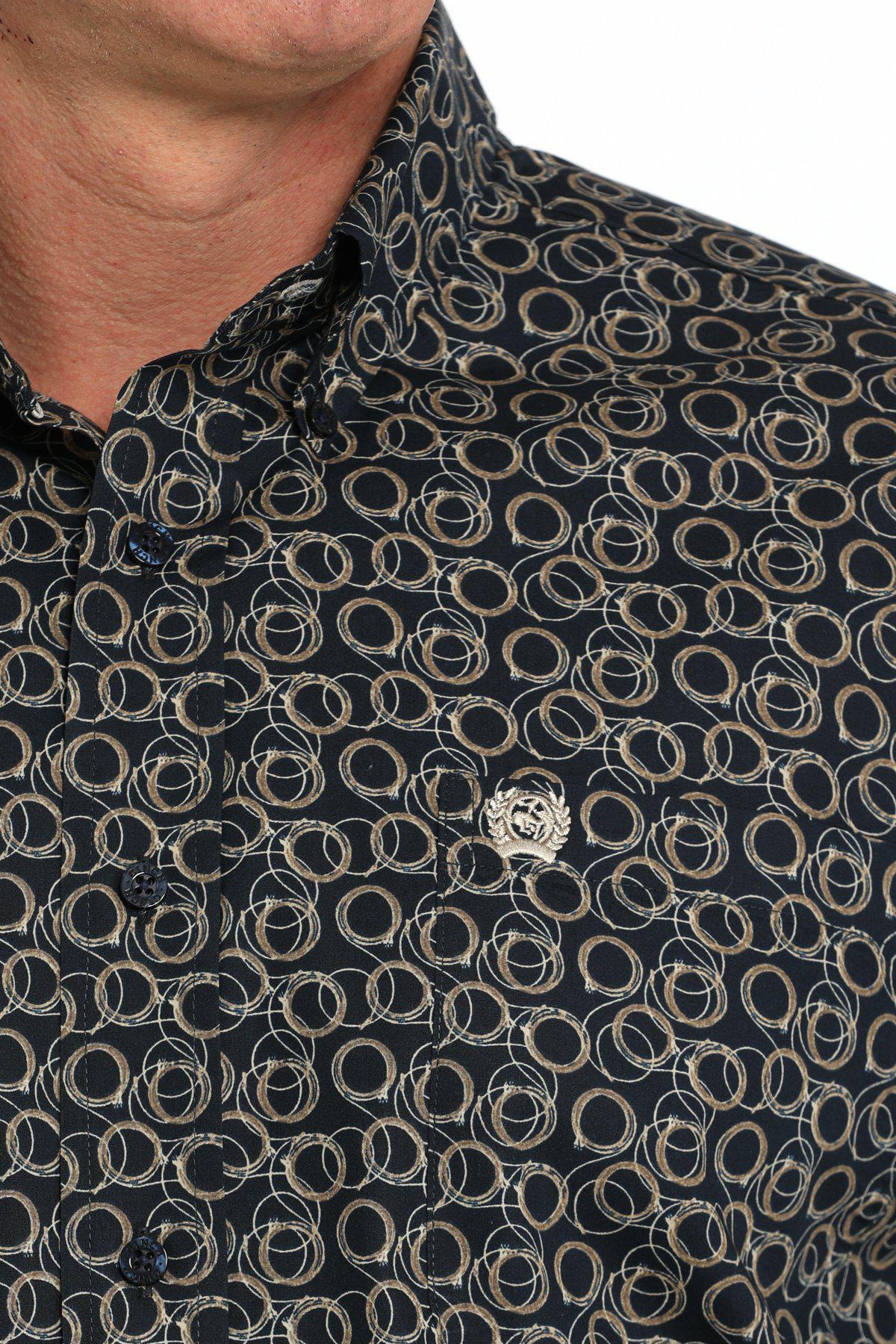 Cinch Men's Rope Western Shirt Button Down-CLEARANCE - Image 2
