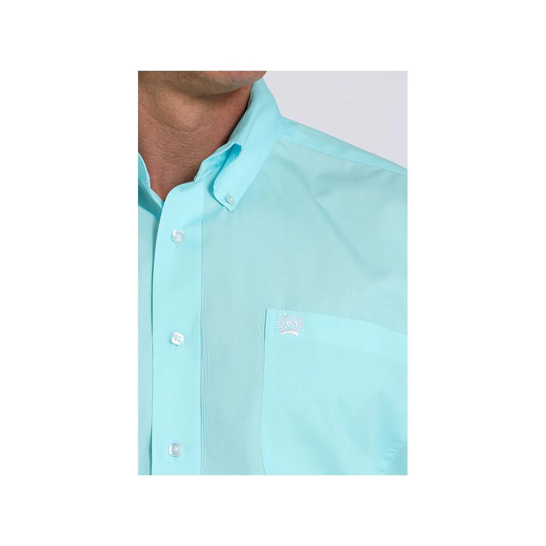 Cinch Men's Solid Colour Long Sleeve Button Down Shirt - Image 3
