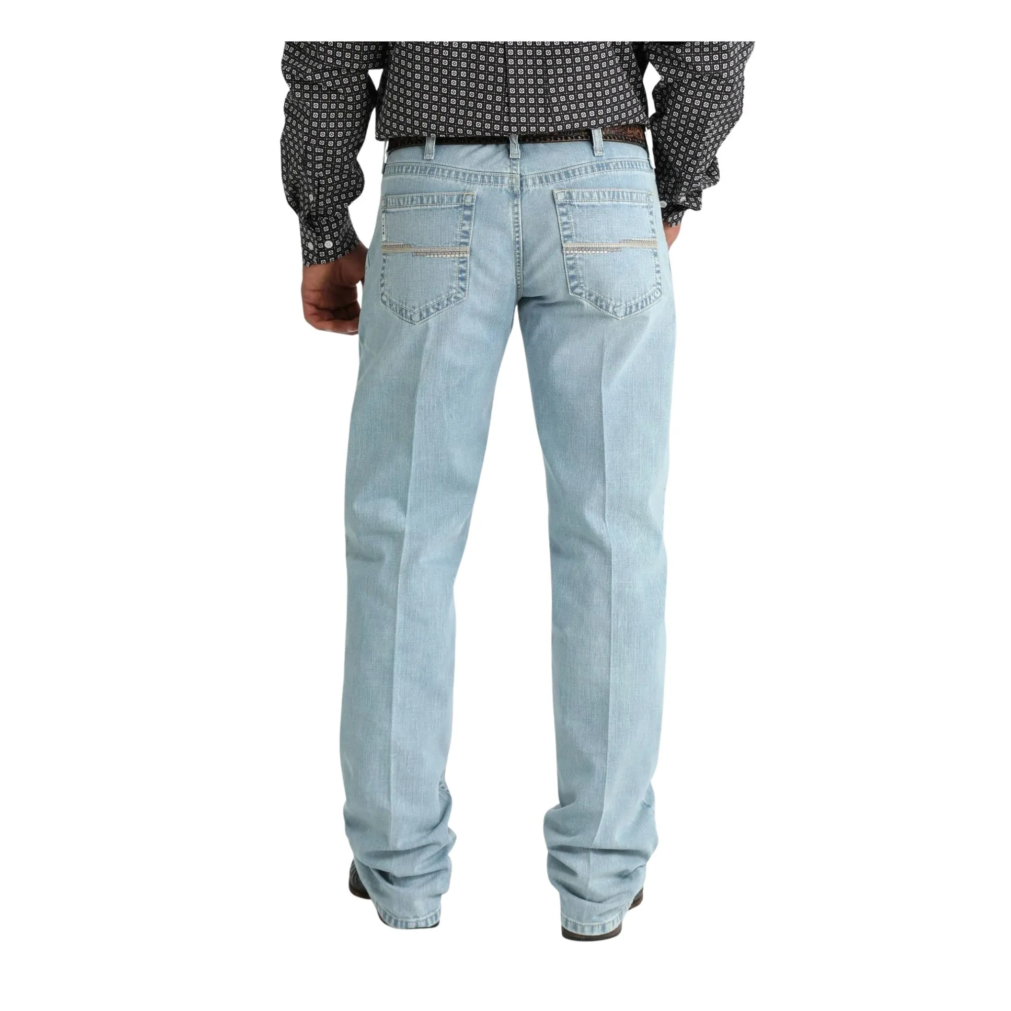 Cinch Men's White Label Jeans- Light Stonewash - Image 2