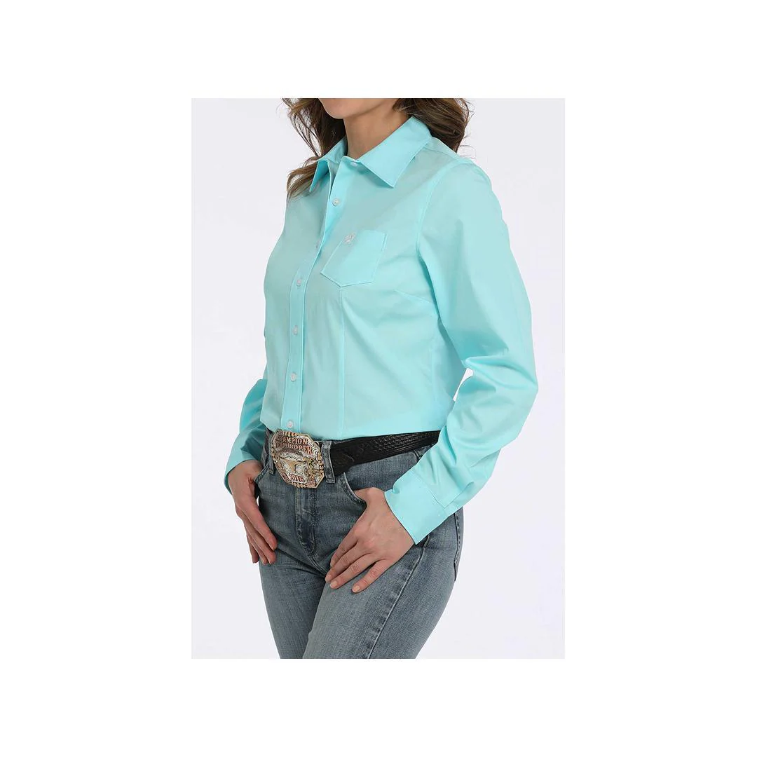Cinch Women's Solid Colour Long Sleeve Button Up Shirt - Image 2
