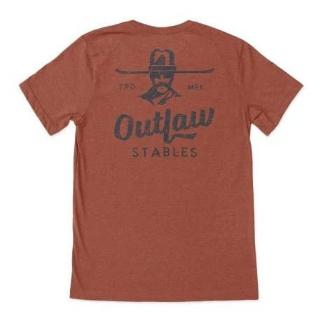 Cowboy Cool Unisex T-Shirt Outlaw Stables T-Shirt -CLEARANCE