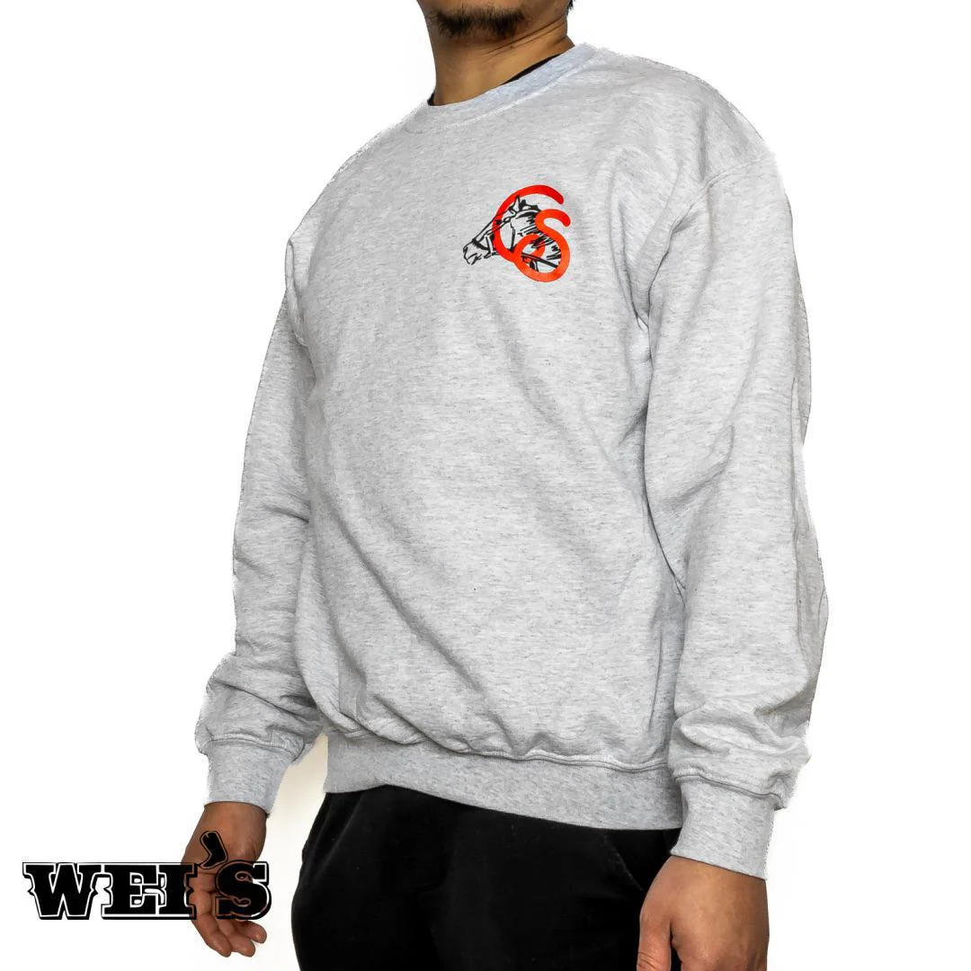 Cowboy Sh!t Unisex Racer Sweatshirt Ash Grey