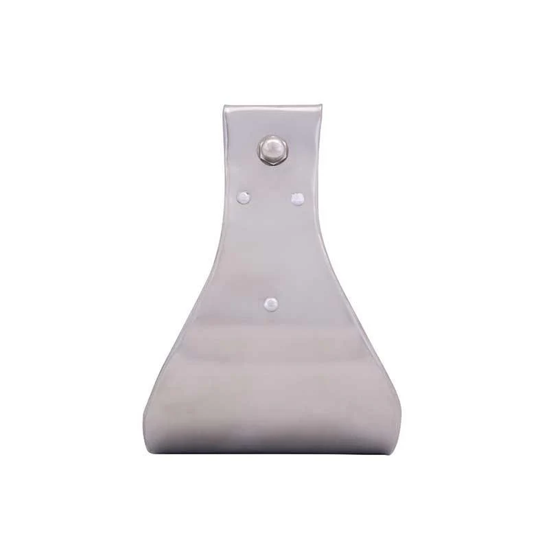 Cowboy Tack 5" Stainless Steel Covered Wooden Stirrups - Image 2