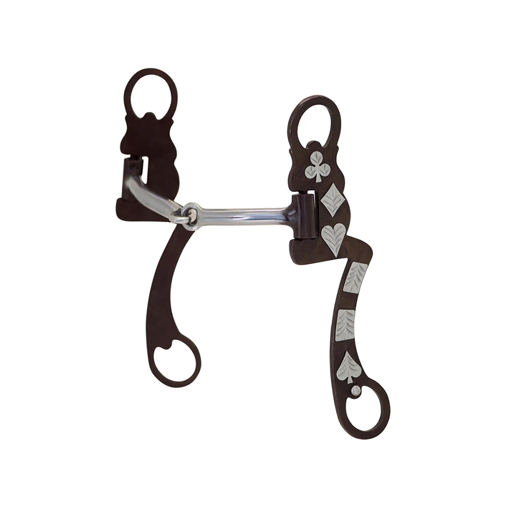 Cowboy Tack Tombstone Gambler Snaffle Bit