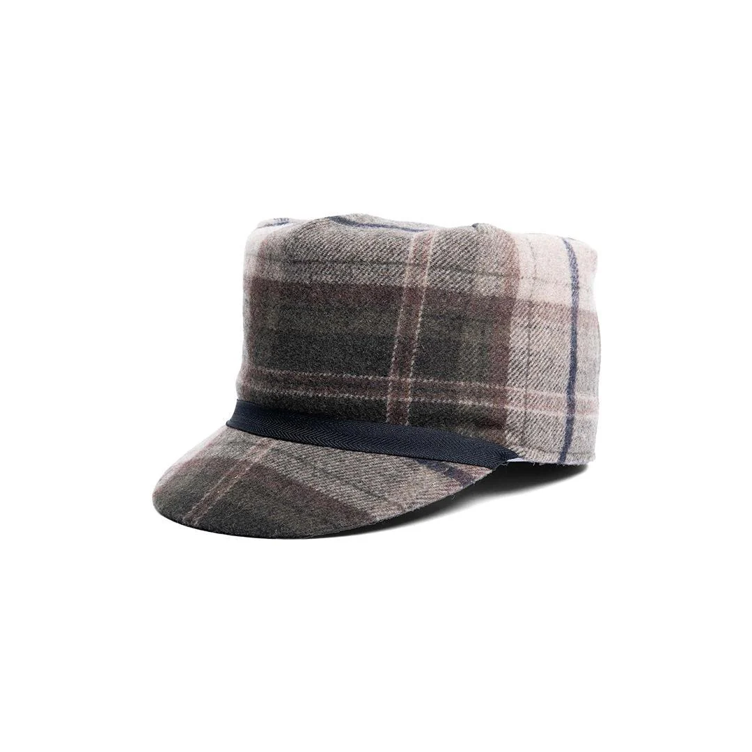 Crown Cap Woodland Plaid Stockman with Quilted Lining - Image 10