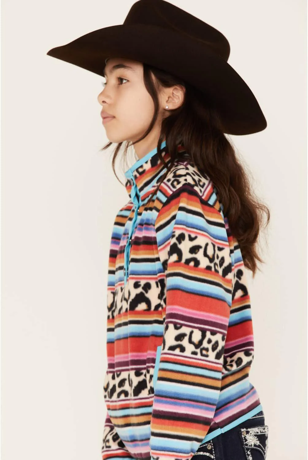 Cruel Girl Pullover Stretch Fleece 1/4 Snap Front - CLEARANCE - Image 2