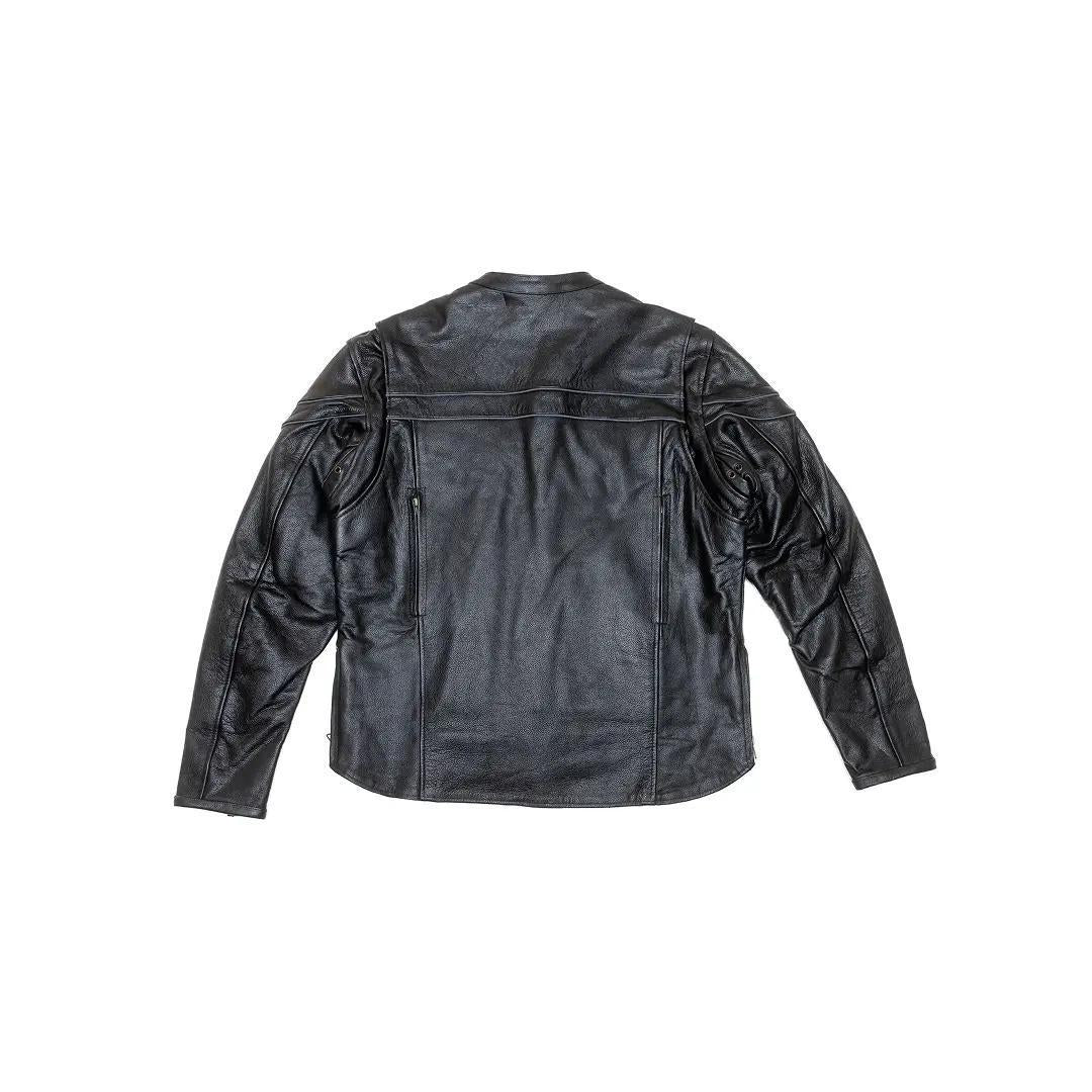 David Moore Men's "Crosswind Classic" Leather Jacket - CLEARANCE - Image 2