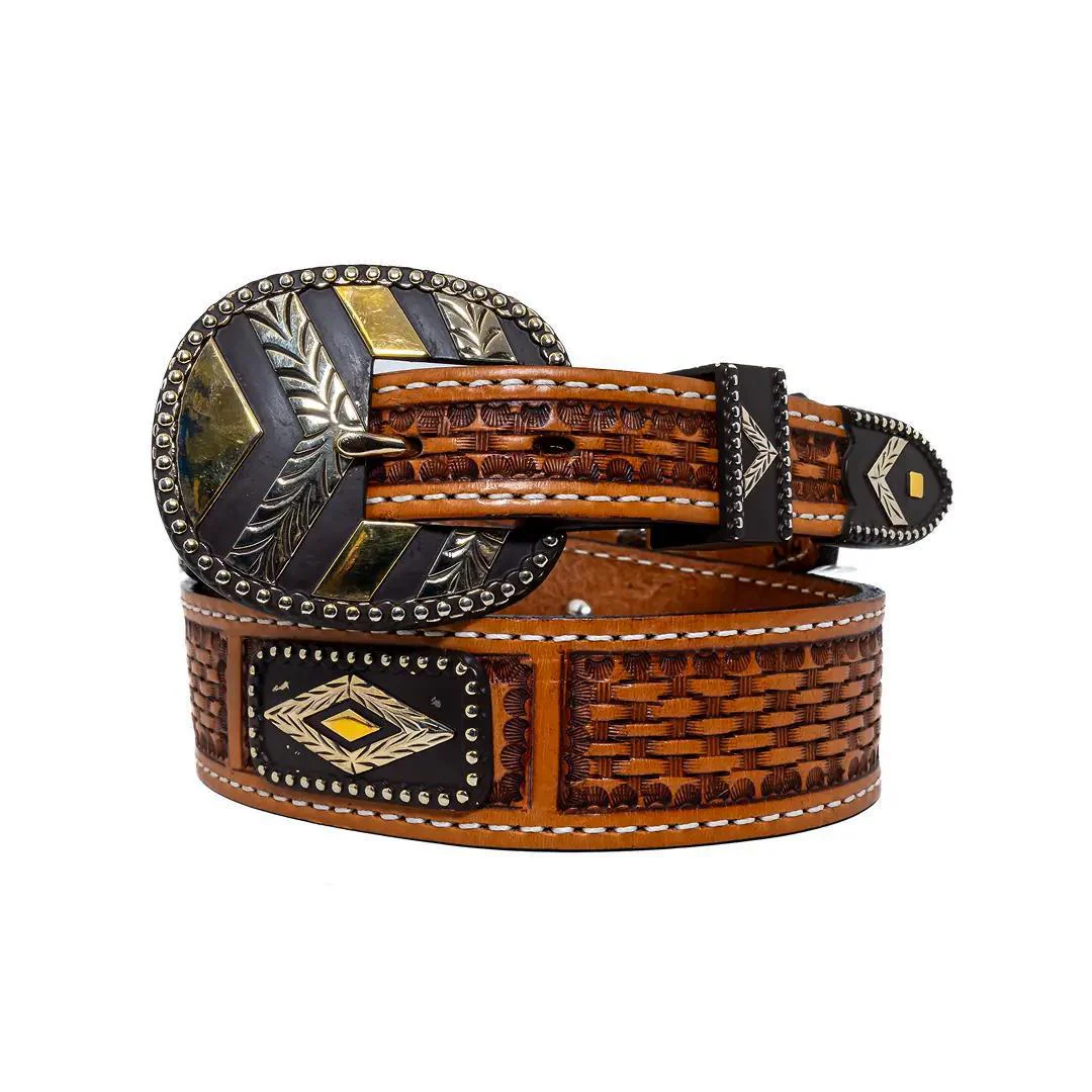 Double J Premium Leather Snap Belt