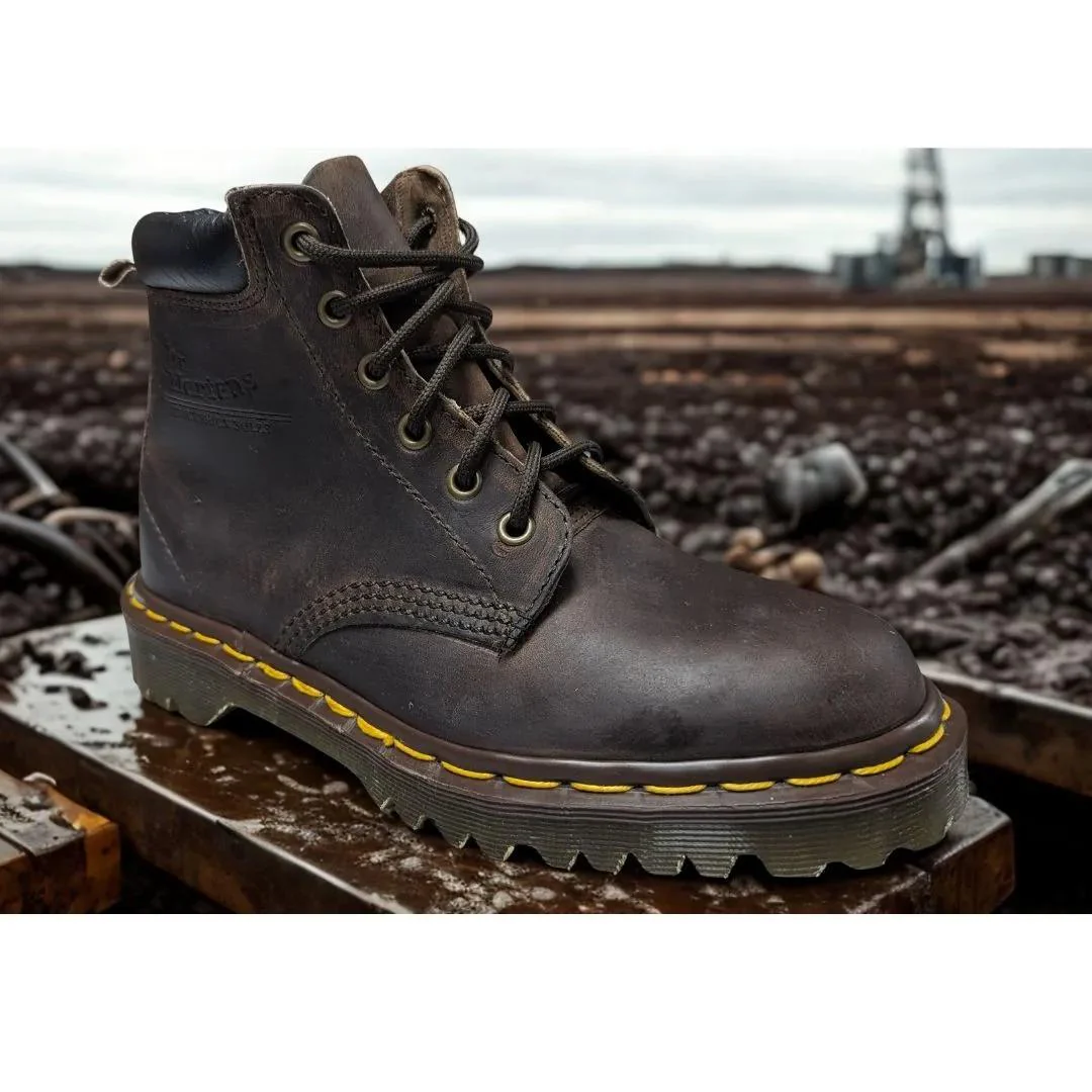 Dr. Martens Gaucho Crazy Horse Leather Lace Up Boots - Clearance - Image 10