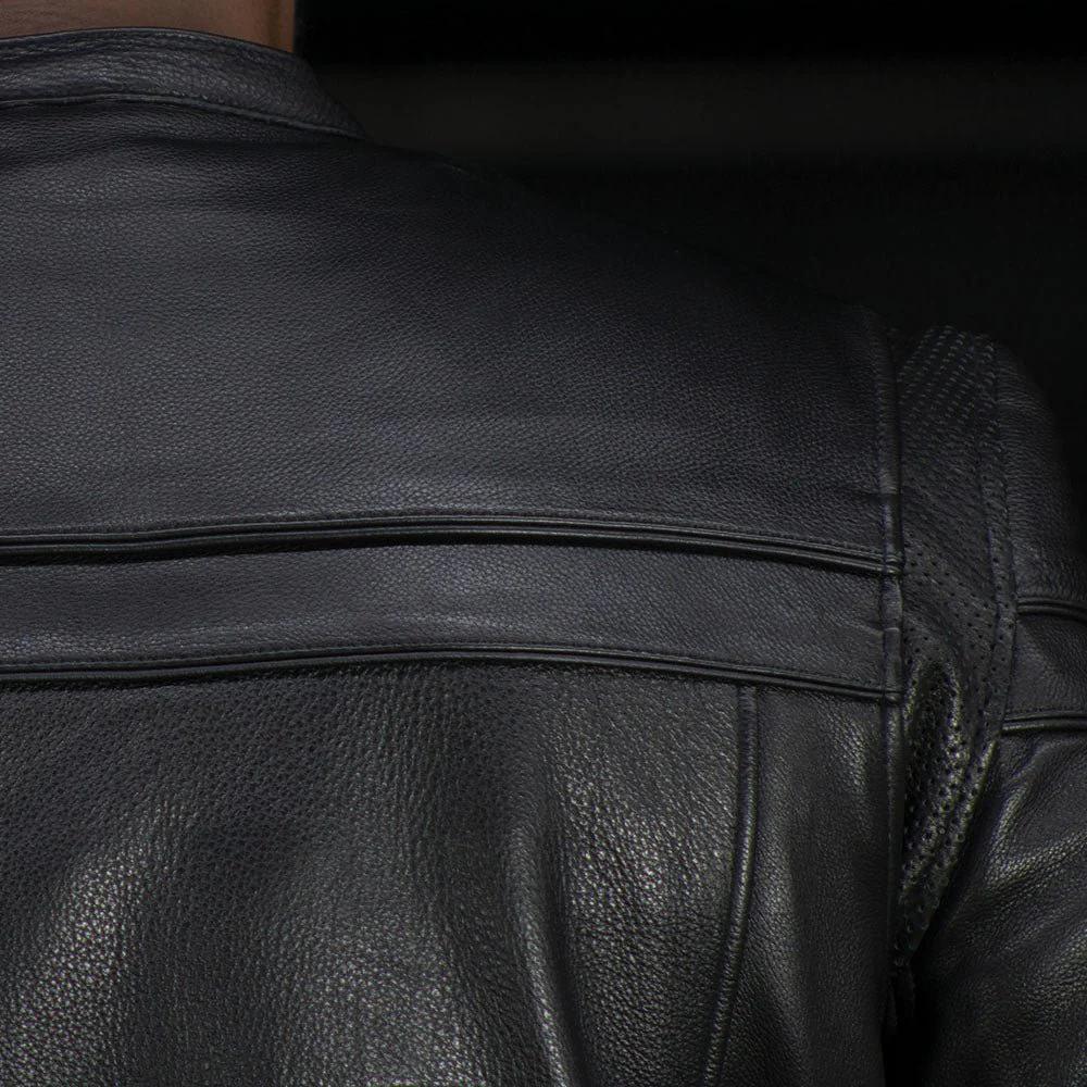 First Classic Men's Maverick Leather Jacket - Clearance - Image 3