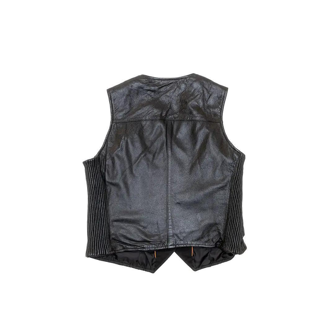 First Classics Women's Side-Stretch Leather Vest - CLEARANCE - Image 2