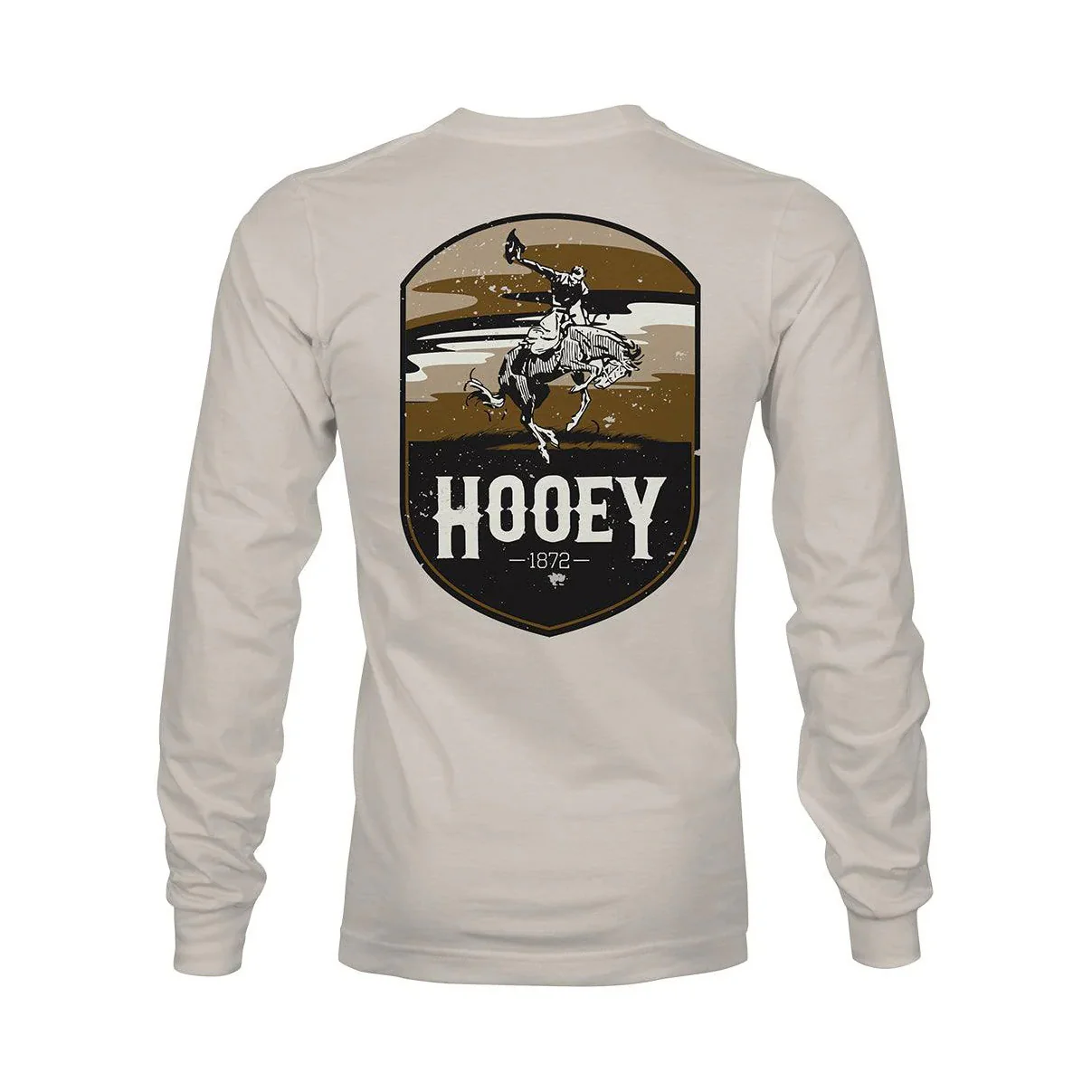 Hooey "Cheyenne" Cream Long Sleeve T-Shirt