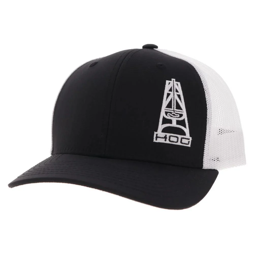 Hooey "HOG" Black/White Hat