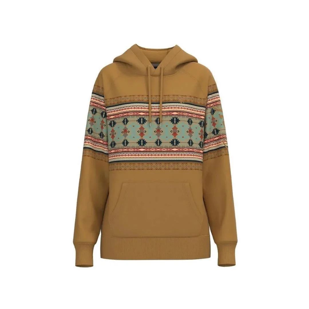 Hooey Ladies "Legendary Hoody" Tan w/Thunderbird Pattern - Image 2