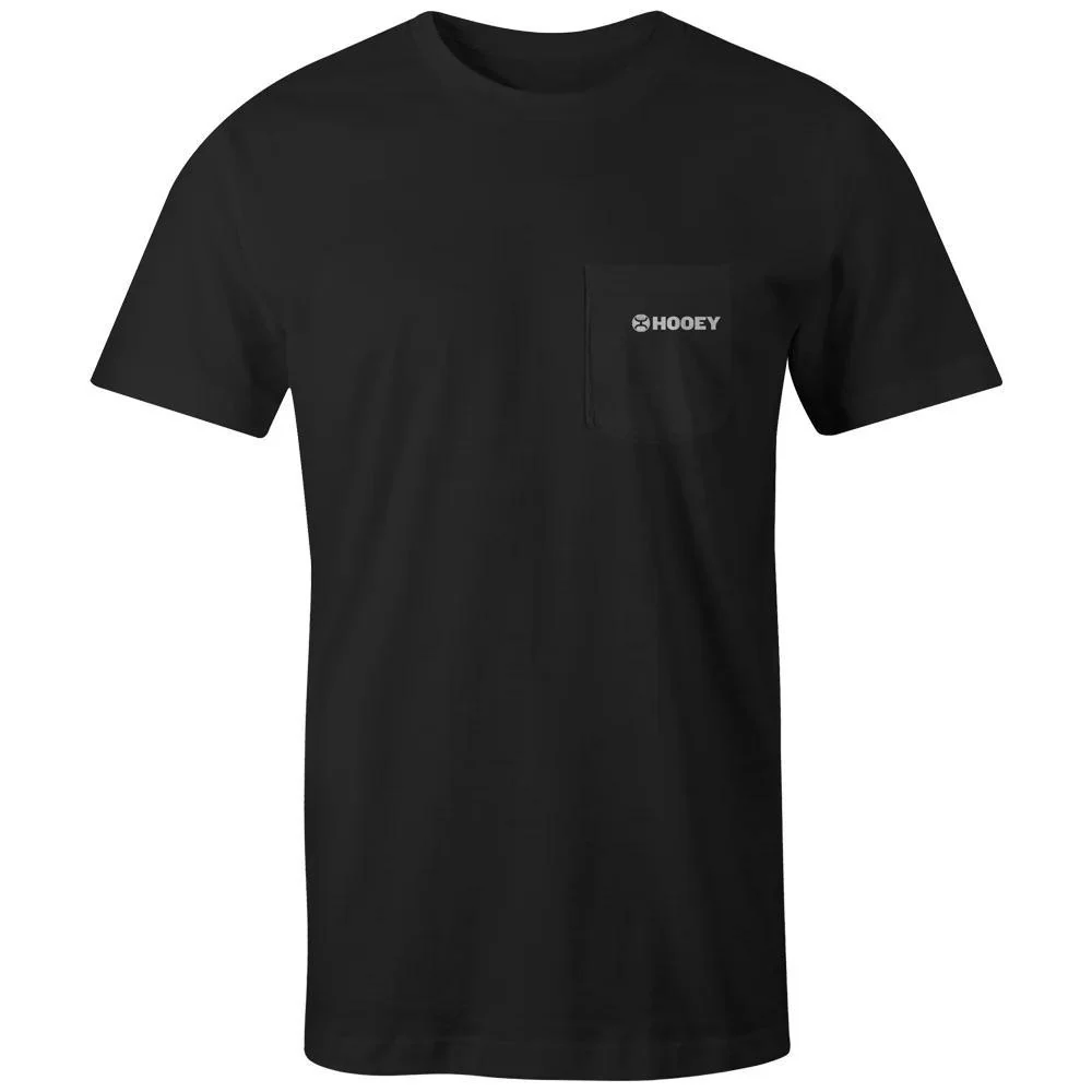 Hooey Men's Zenith Black With Multi Color T-Shirt