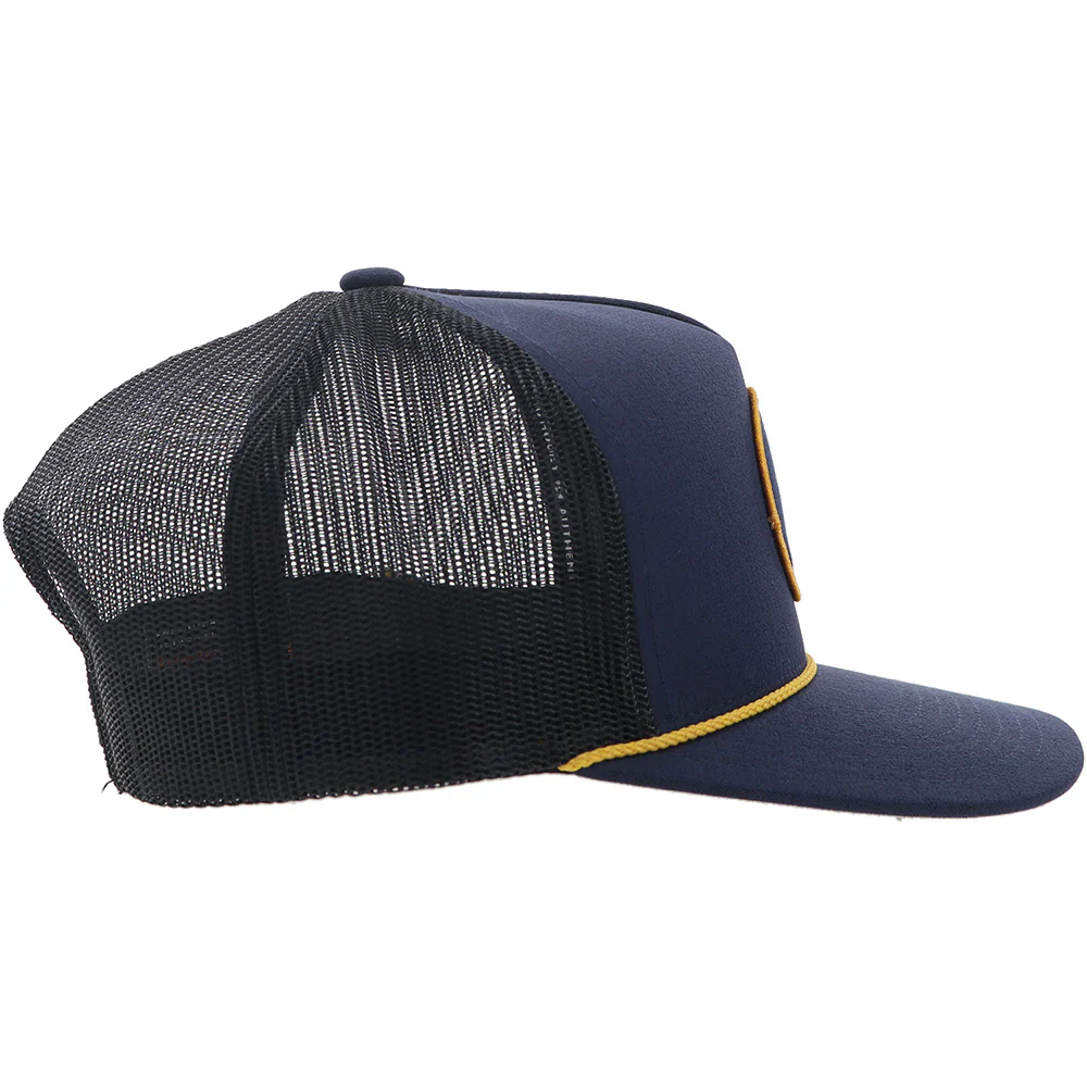 Hooey "Rose" HOG Navy With White & Yellow Circle Patch - Image 2