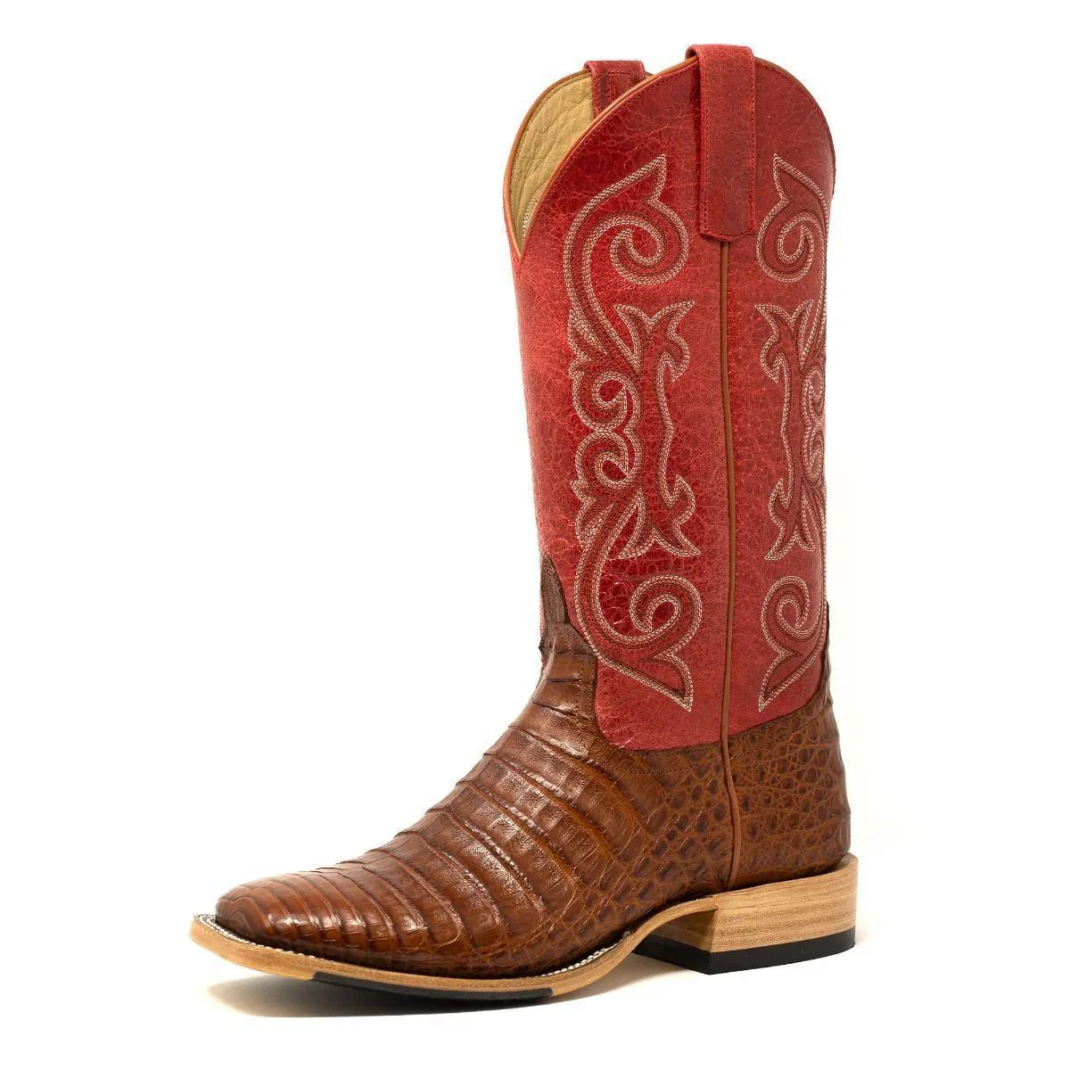 Horse Power Men's Exotic Cowboy Boots Caiman Belly