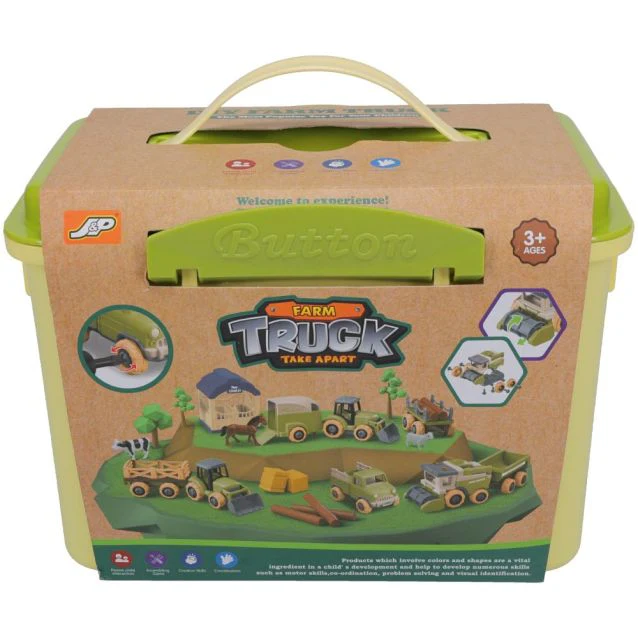 J.T. International Toy Truck & Stable Set