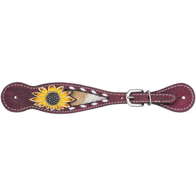 JT International Tough1 Spur Straps Hair On Sunflower