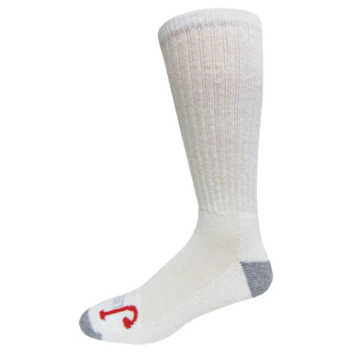 Justin Men's Half Cushion Cotton Over The Calf Socks 3 pack