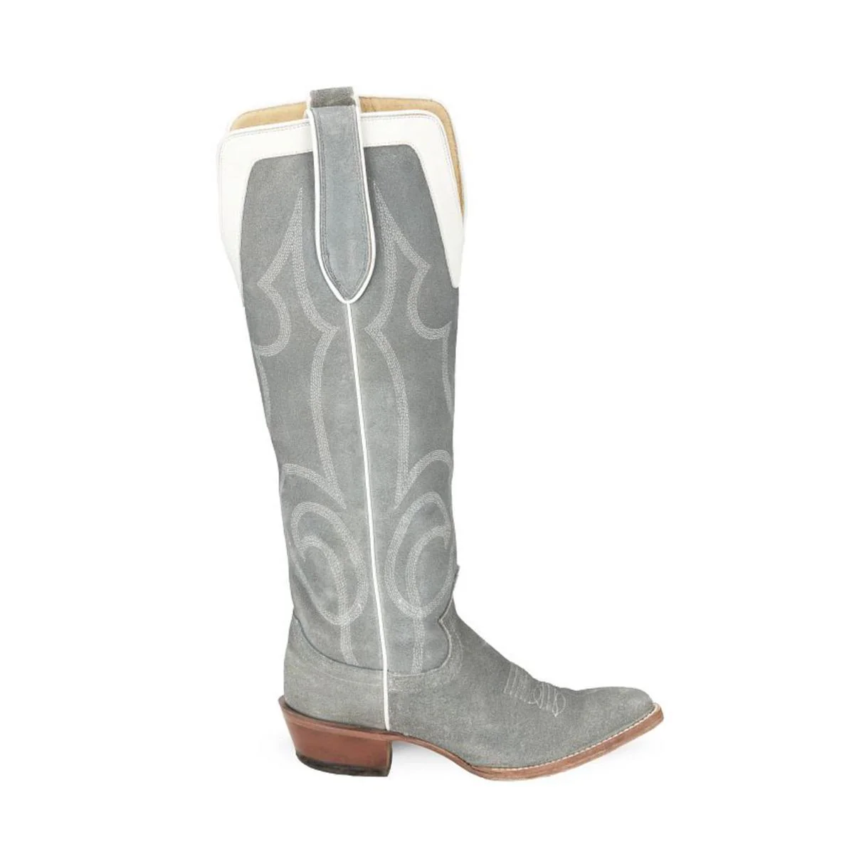 Justin Women's 17" Verlie Western Boot Dusty Blue - Image 4