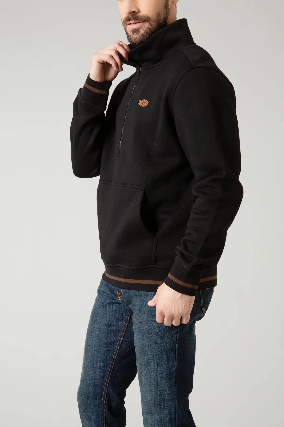 Kimes Ranch Men's Boxer Quarter Zip Sweatshirt - Image 2