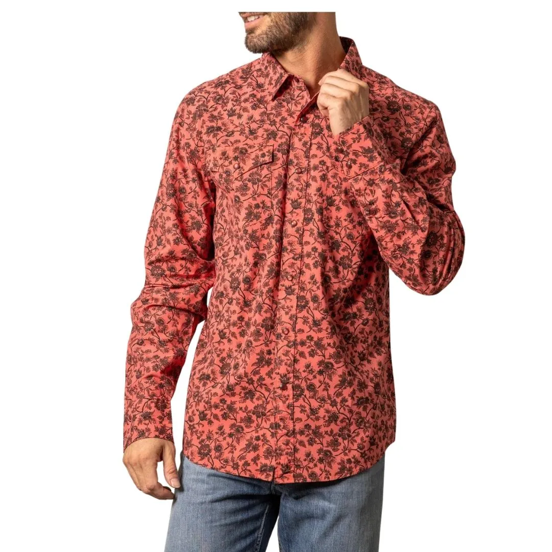 Kimes Ranch Men's Show Vines Long Sleeve Shirt with Snaps - Image 4