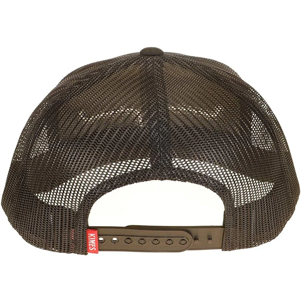 Kimes Ranch Cap Weekly Trucker 6 Panel Curved Bill Black - Image 4