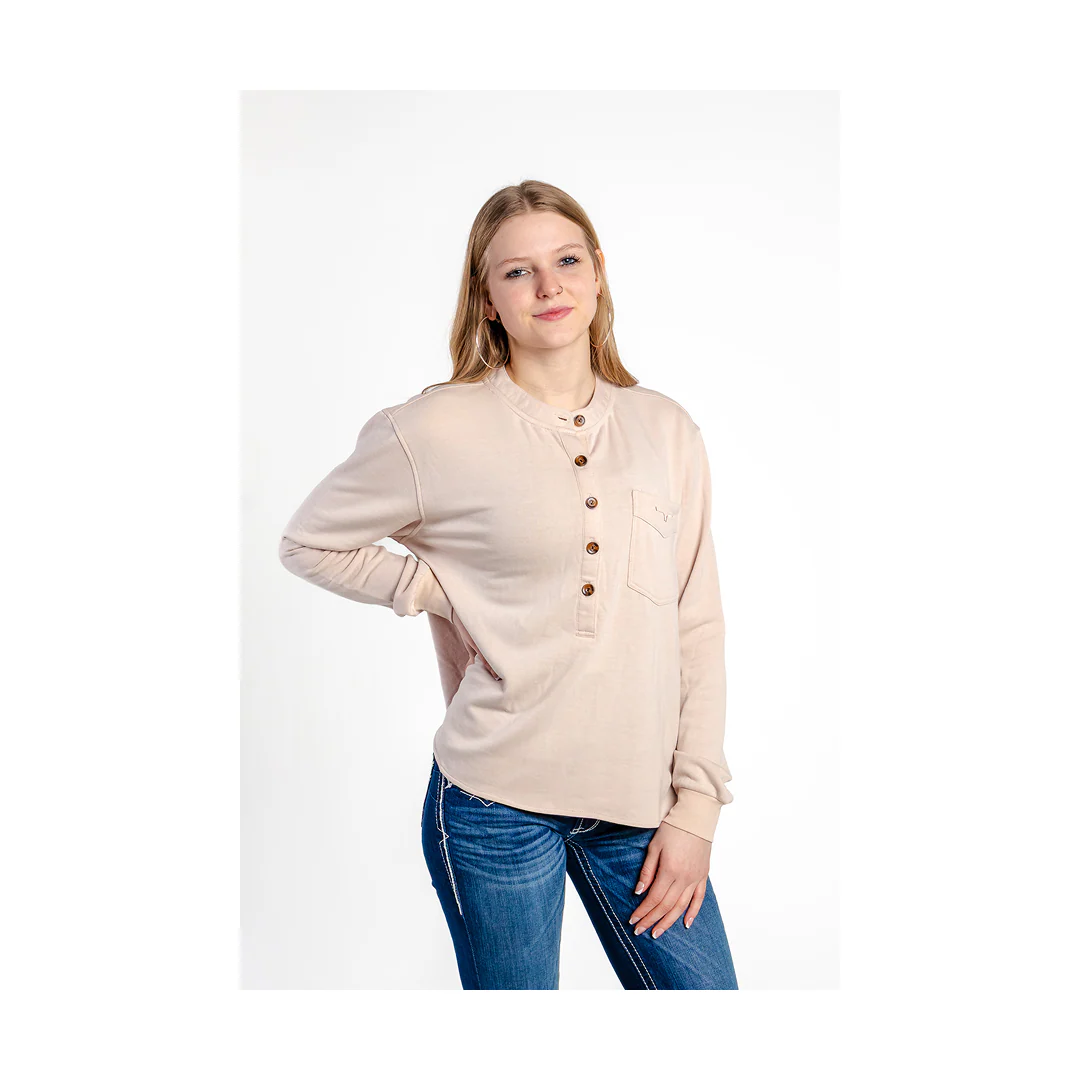 Kimes Ranch Women's Elouise Henley Long Sleeve Shirt - Image 2