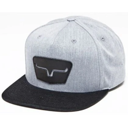 Kimes Ranch Unisex Cap Flat Brim Ghost Face Leather Patch - Image 2