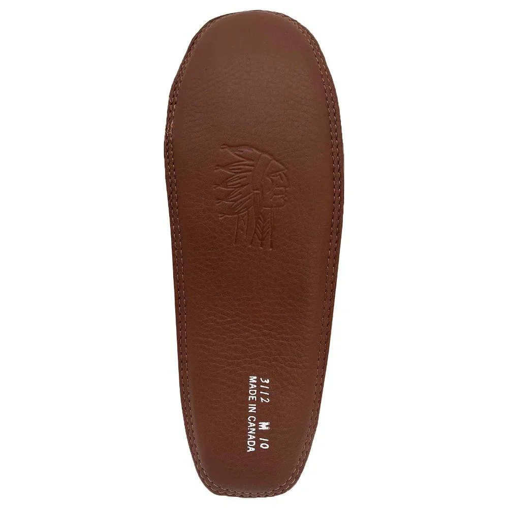 Laurentian Chief Men's Moccasins Woodstain Leather Unlined - Image 3