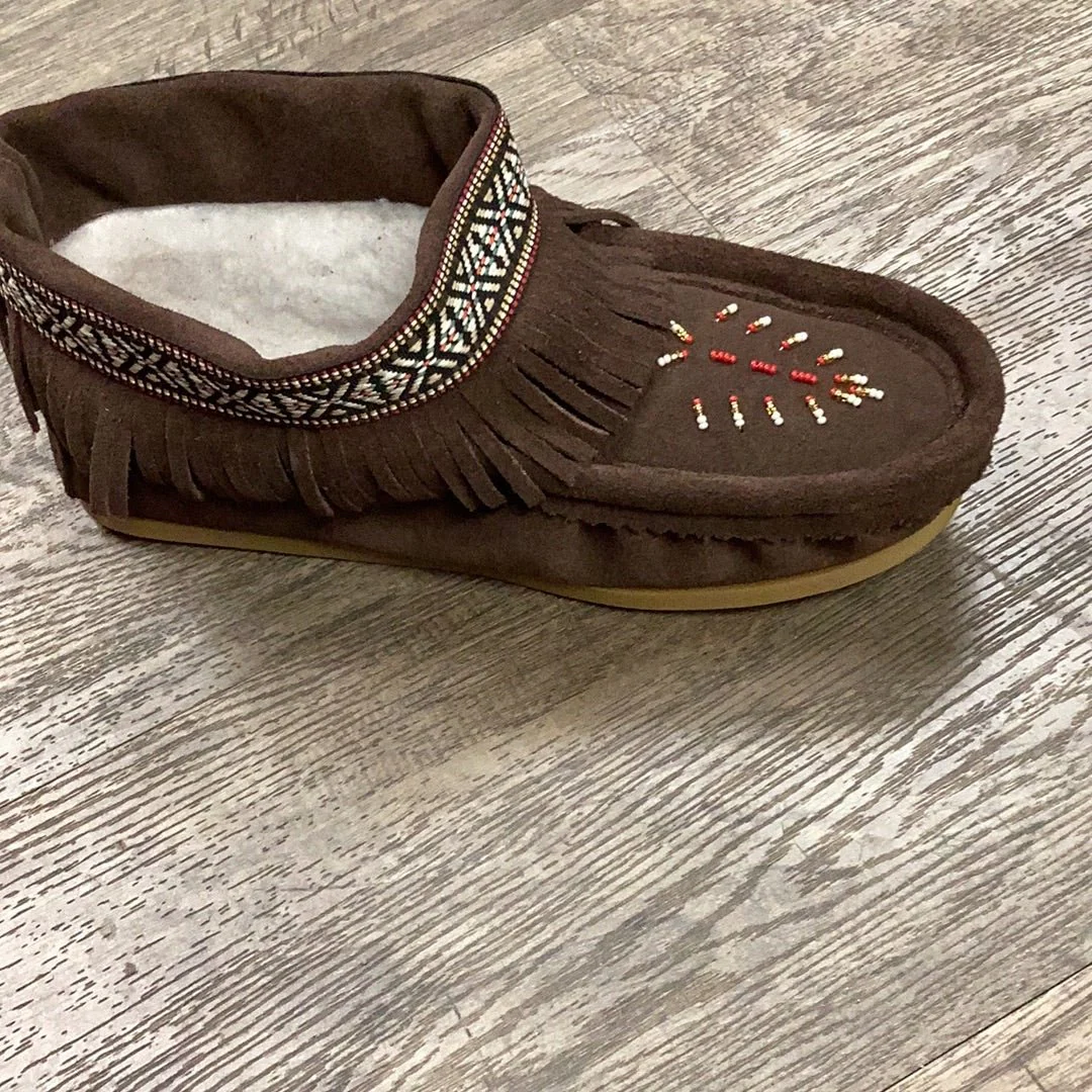 Laurentian Chief Women’s Mocassins Sheep Skin Lined