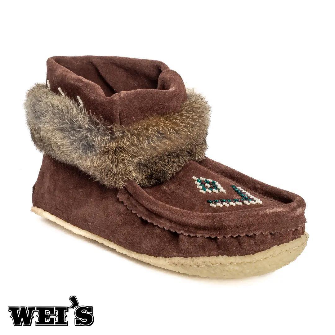 Laurentian Chief Women's Nuka, 6" Lined, Beaded Crepe Sole - Image 3