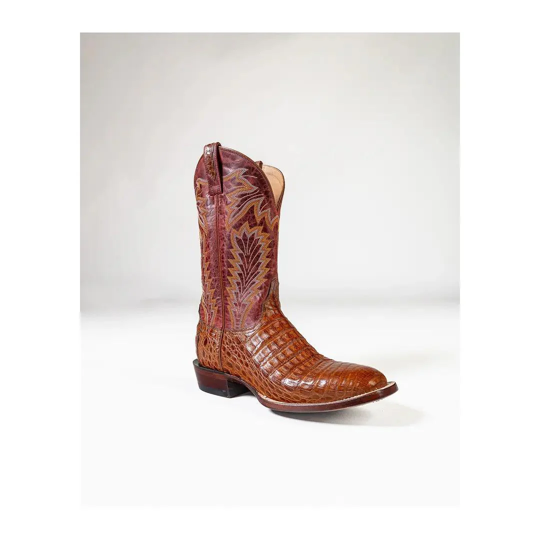 Lucchese Men's Caiman Belly Exotic Cowboy Boots Wyatt - Image 2