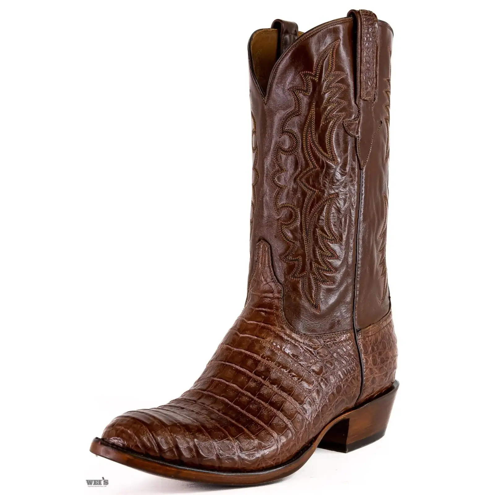 Lucchese Men's Cowboy Boots 13" Exotic Caiman - Image 3