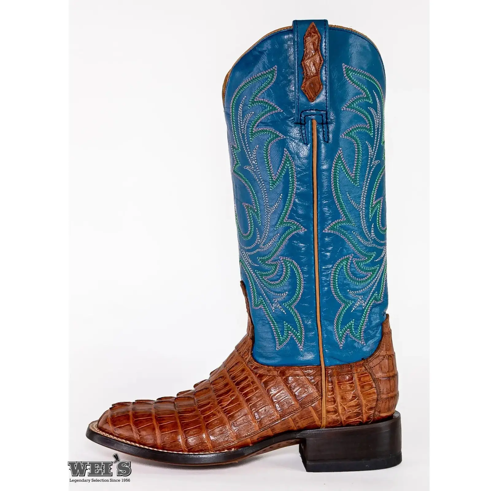 Lucchese Women's Cowgirl Boots 13" Exotic Caiman M4945 Lucchese - Image 2