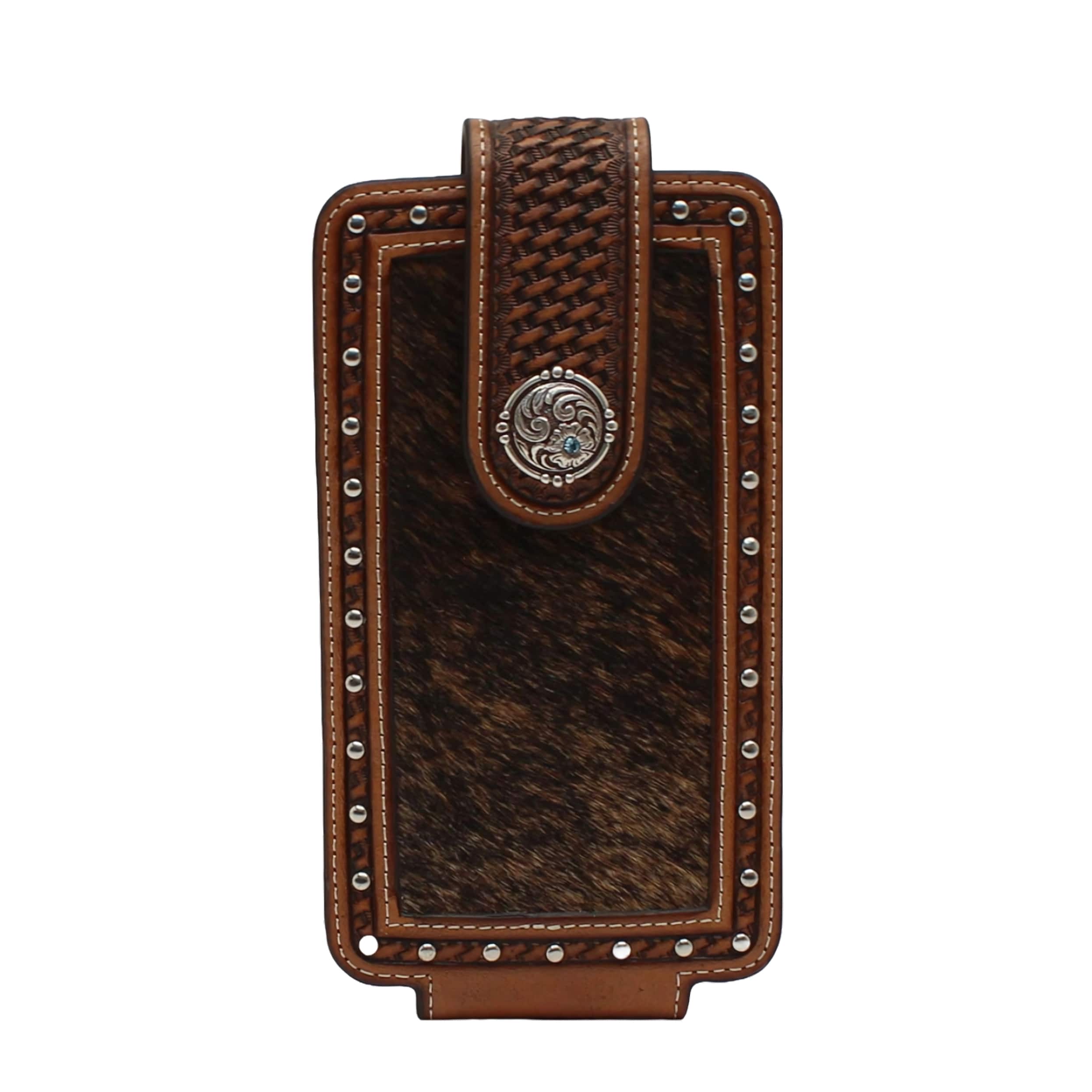 M&F Nocona Hair On Concho Strap Western Cell Phone Case - Image 2